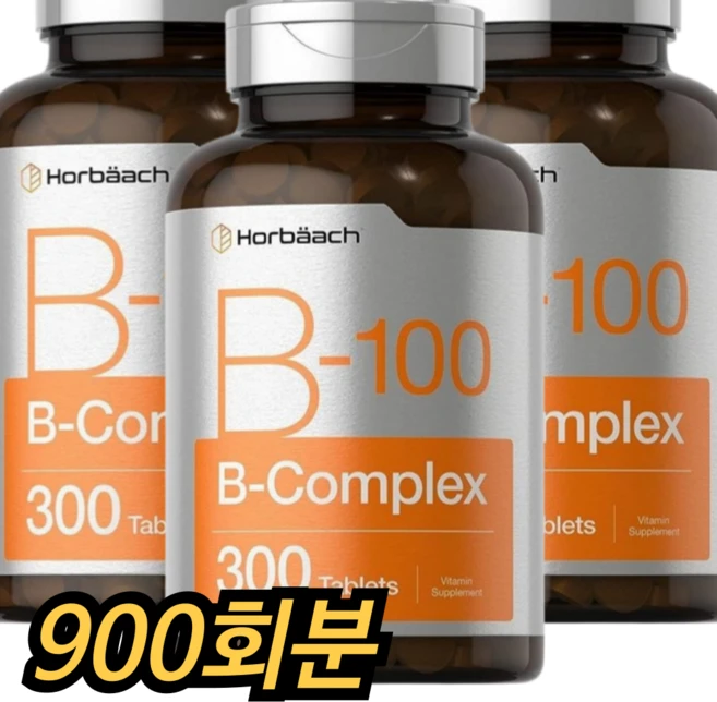 호바흐 B-100 B-콤플렉스 타블렛, 1개, 900회분 - 쿠팡