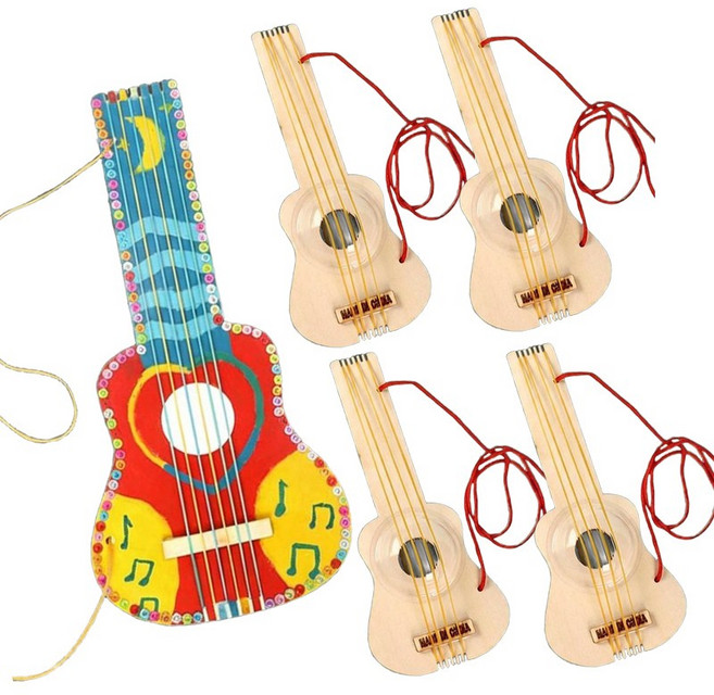 키득키득 DIY 나무기타 만들기 반구 완벽세트, 5개, 단일색