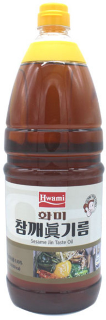 화미 참깨진기름, 1.8L, 2개