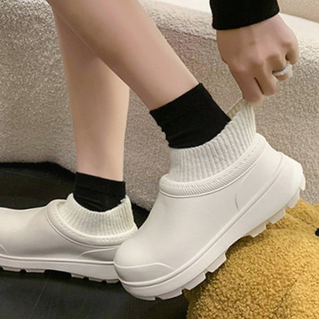 방한화 털신발 앵클 삭스 털안감 경량 겨울 여성 부츠