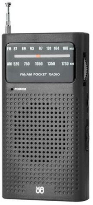 AM FM 휴대용 라디오 포켓 트랜지스터 라디오 알람 시계 수면 타이머 디지털 라디오 훌륭한 수신 배터리 생존을 위해 작동, 2) Black