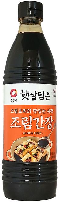 청정원 햇살담은 조림간장, 840ml, 10개