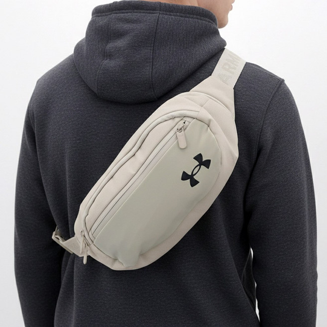 언더아머 공용 크로스백 카키 베이스 웨이스트백 미니백 보조가방 여행가방 메신저백 스포츠가방