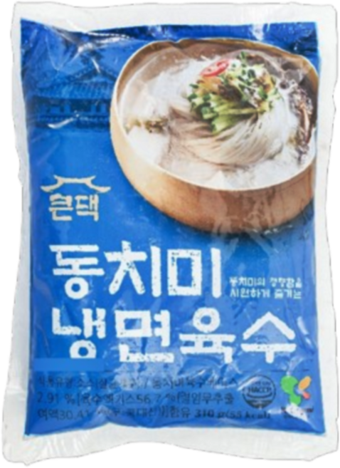 큰댁 영미 동치미 냉면육수 310g, 6개