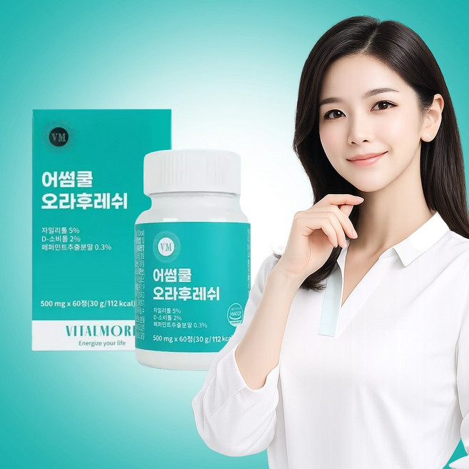 [종합코리아]어썸쿨 오라후레쉬 입냄새개선 구강유산균, 1개