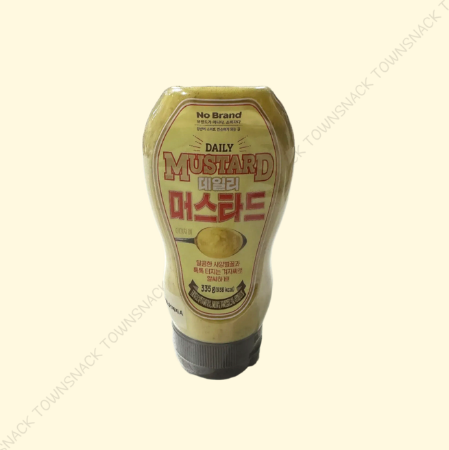 노브랜드 데일리 머스타드 소스, 3개, 335g