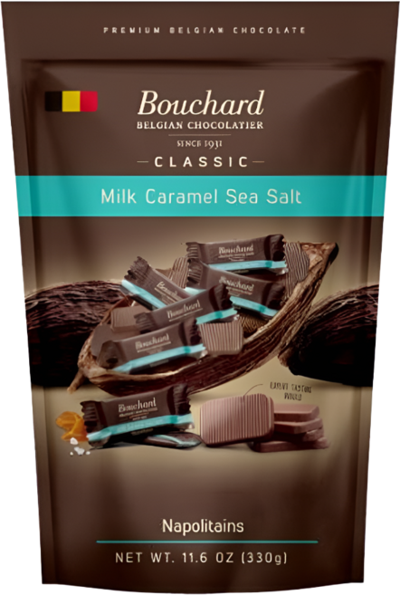 부샤드 나폴리탄 클래식 카라멜 씨솔트 밀크 초콜릿, 330g, 1개