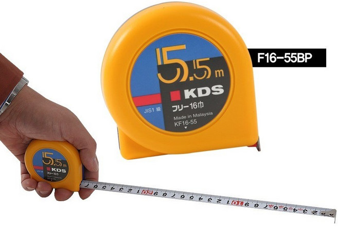 KDS 줄자 F16 55BP 16mm x 5.5m, 1개