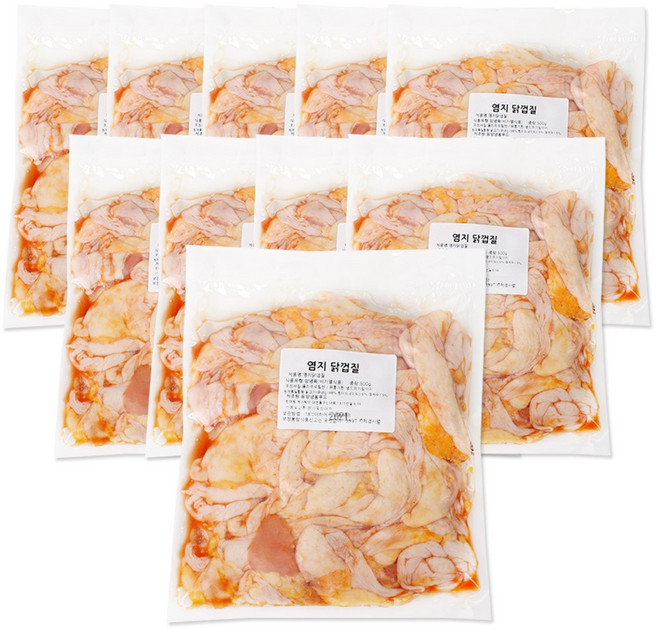 벅스웨이 염지닭껍질 500g, 10개