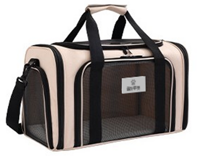 꿀하루펫 강아지 고양이 이동장, 1개, 핑크