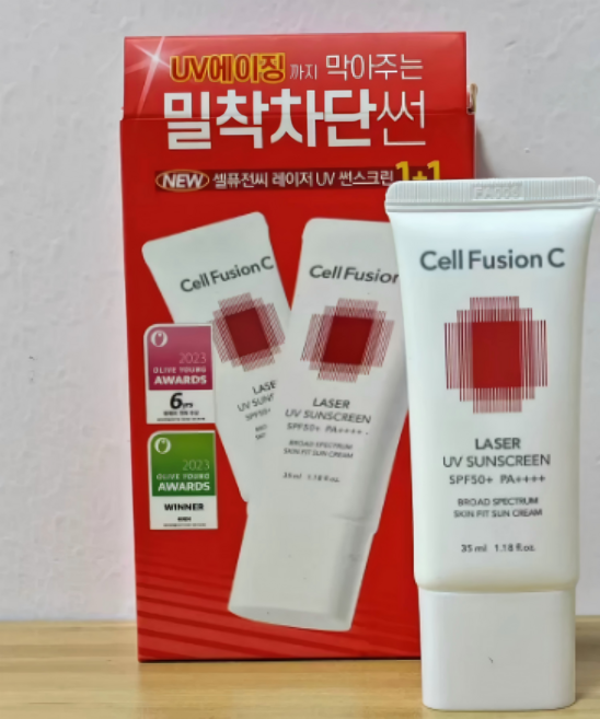셀퓨전씨 레이저 썬스크린 100 SPF50+ PA+++, 35ml, 6개