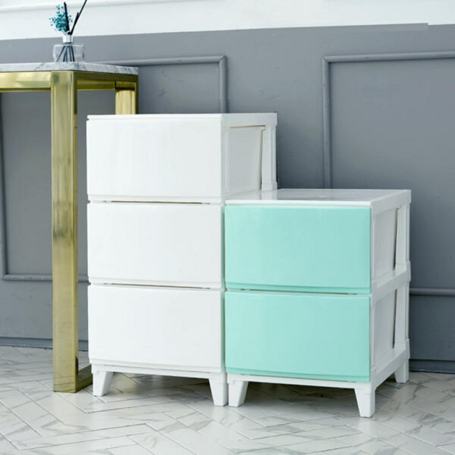 보노하우스 모던 에센셜 서랍장, 민트, 2단