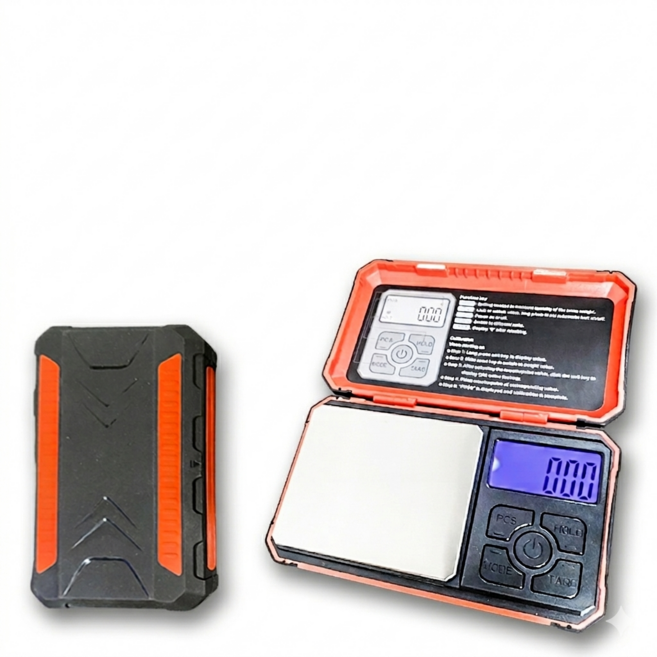 小型精密天平電子秤, 1個, 1000g/0.01g(USB充電+電池)
