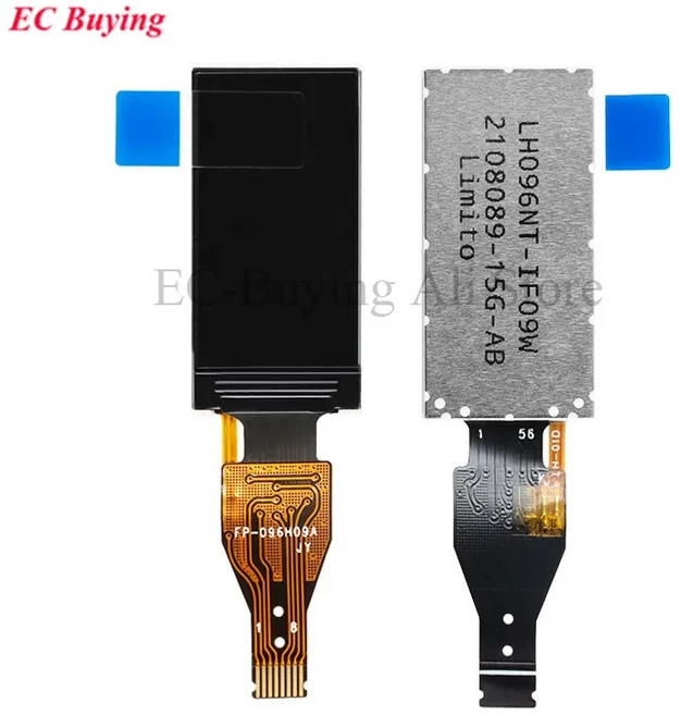 TFT LCD 디스플레이 스크린 모듈 0.96 인치 IPS 80x160 ST7735 드라이브 IC 3.3V 13 핀 SPI HD 풀 컬, 02 Spliced Type