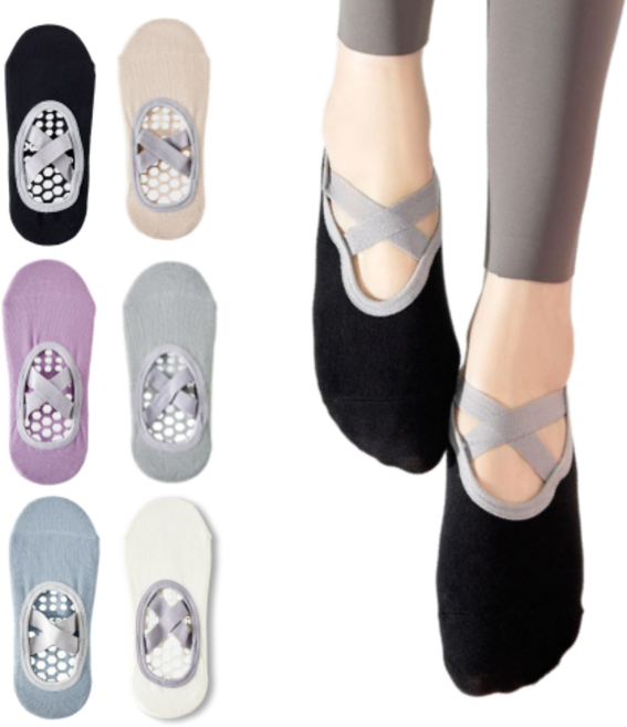 슬로에잇 미끄럼방지 필라테스 양말 6종