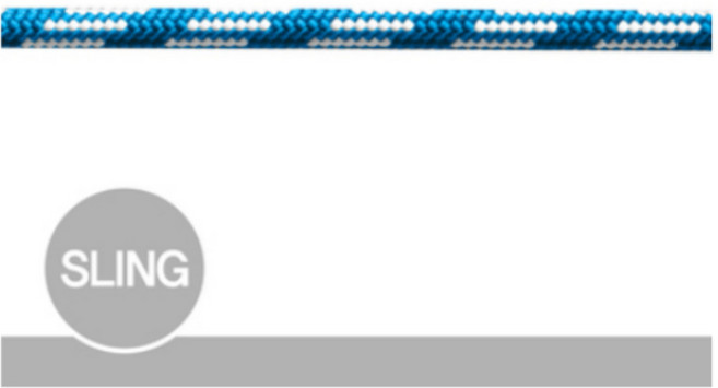 에델리드 로프 7 mm PES 코드-50 M 등반 암벽 자일