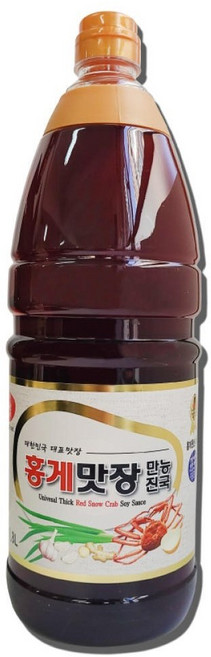 만능양념 모든찌게 불고기 갈비 홍일식품 홍게맛장 1.8L 900ml, 2개