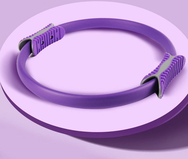健身環 抗阻圈 皮拉提斯, 1個, 【升級款】普拉提圈/紫色