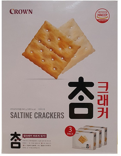 크라운 참크래커 840g (280g x 3입), 1개