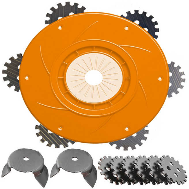 슈퍼붕붕이+칼날6개추가증정+호미칼날2개 예초기날 안전 원형 톱날, 1세트