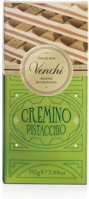 스페인 벤치 Venchi 피스타치오 크레미노 밀크 및 화이트 초콜릿, 20개, 110g