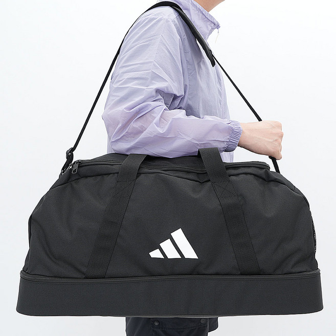 아디다스 더플백 검정 라지 팀백 여행 훈련 가방 헬스 짐가방 동계훈련 선수 운동 가방, 1개