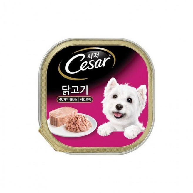 루미나D 시저캔 강아지간식 습식 닭고기 100g