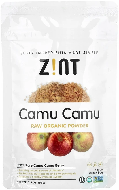 Zint 카무카무 유기농 분말 99g(3.5oz) Zint (진트), 1개, 99g - 쿠팡