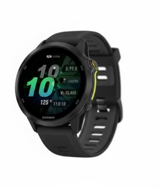 가민 러닝 GPS 스마트워치 포러너 970, 블랙 + 엠프엘로우, 3.54cm, GPS + 블루투스