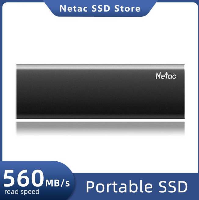 NETAC SSD 휴대용 GEN 데스크탑 디스크 500GB 외장 SATA 2TB 250GB 드라이브 1TB 솔리드 스테이트 노트북 하드 USB
