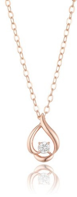 로이드 여성용 워터드롭 웨이브 목걸이 LNN21102G