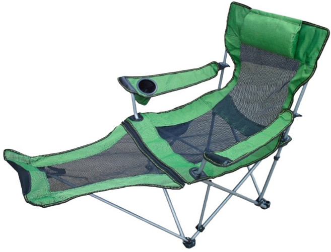 롱릴렉스의자 눕는 의자 접이식 캠핑 리클라이너 낚시, 1개, 일반형_블루