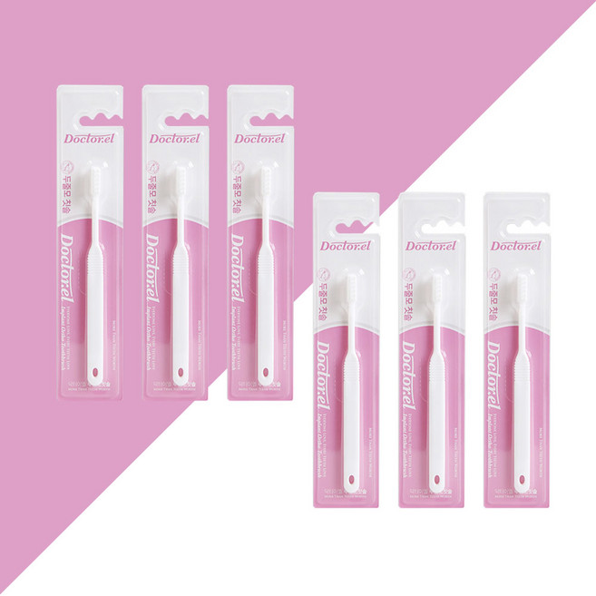 닥터이엘 치과전용 두줄모 칫솔 (12개), 1개, 12개입