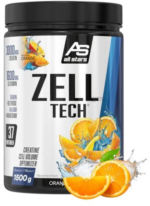 ALL STARS ZELL TECH 워크아웃 부스터 1500g 오렌지 크레아틴 파우더(향 함유) 1회 제공량당 크레아틴 3000mg 글루타민 1600mg 함유 비타민 C와, ALL STARS ZELL TECH 워크아웃 부스터 1, 1.5kg, 1개 - 쿠팡