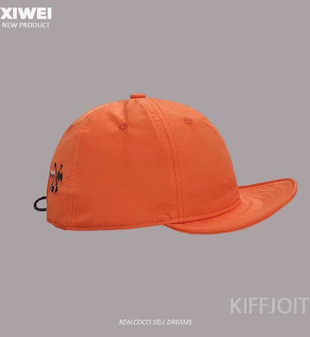 통기성 여름 야구 모자 KIFFJOIT, 오렌지