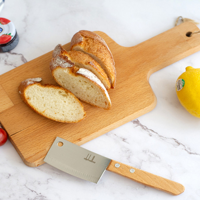 다오라인 우드손잡이 미니 빵칼 캠핑 도끼칼 소형칼 치즈칼 미니중식도, 1개