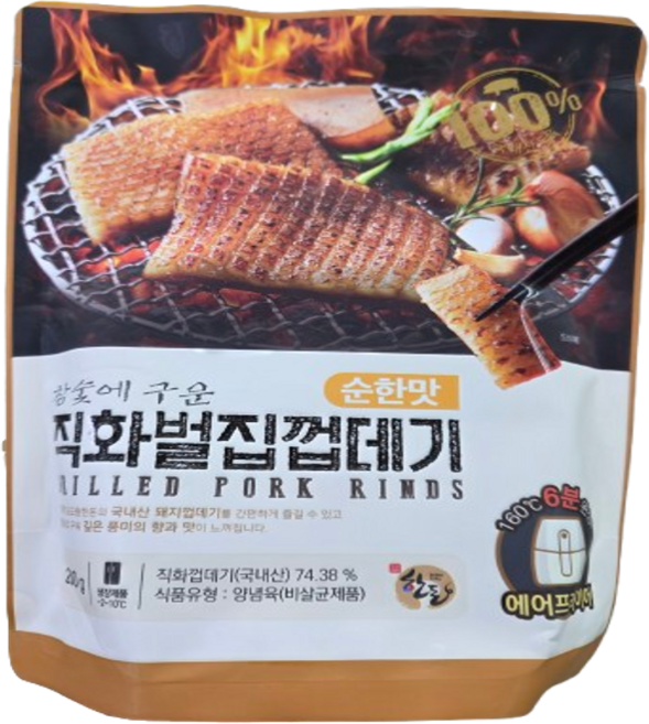 도드람 참숯에구운 직화 벌집껍데기 260g(냉장)