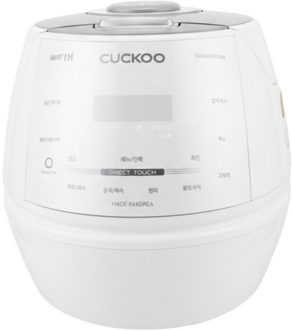쿠쿠 6인용 올스텐 내솥 IH 전기압력밥솥 그레이스 화이트 CRP-DHAS069FWM, 상세페이지 참조