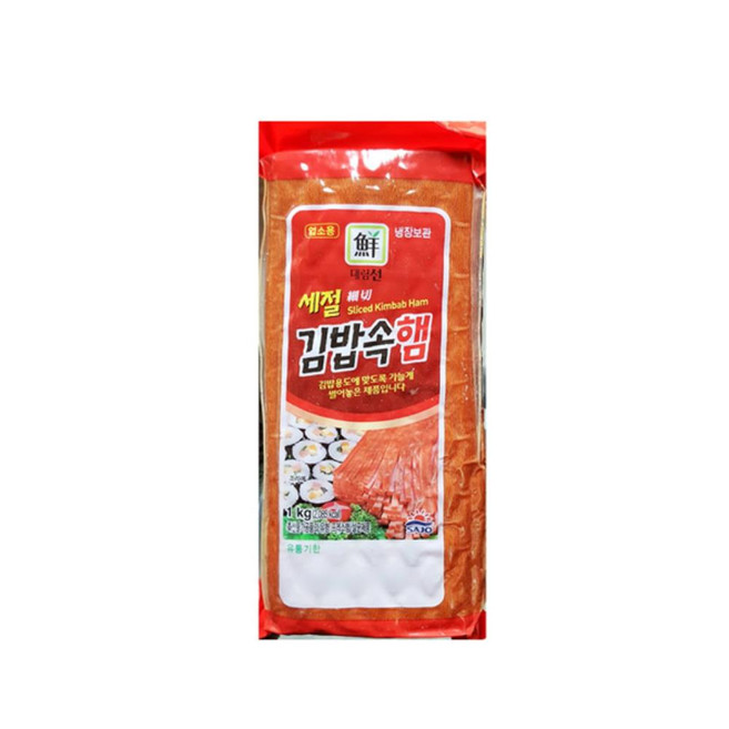 캔햄 FK FO 김밥용 세절햄(88줄) 1K 햄 스모크햄 김밥햄 세절햄 잘라쓰는햄 소시지 소세지 통조림햄 캔햄 가공육, 1kg, 1개