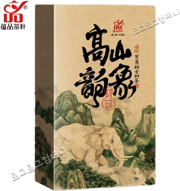 온품 2020년 생차 고산운상 운남 이무 파초림 고수 보이생차 벽돌차 생전차 1편 총1KG, 1개, 1개입, 1kg