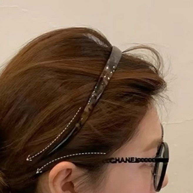 캐슬 가볍고 귀안아픈 여성머리띠 헤어고정 얇은머리띠 헤어밴드 1+1