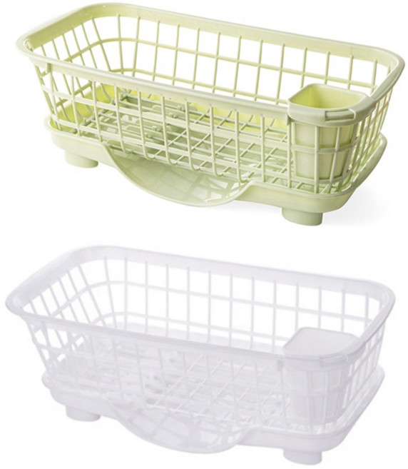 시우리빙 미니 주방 식기 건조대, 미니 식기건조대-그린