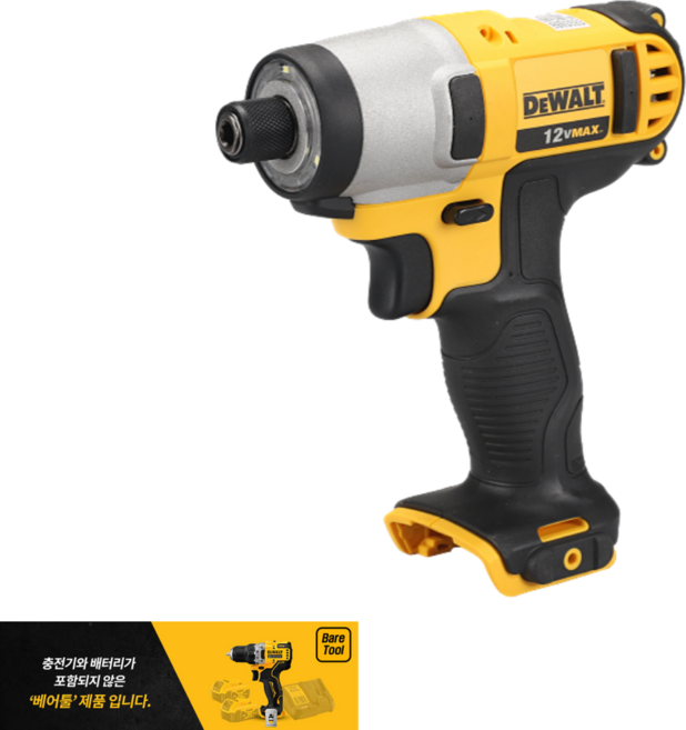 디월트 10.8V 임팩드라이버 (베어툴) DCF815N DEWALT, 1개