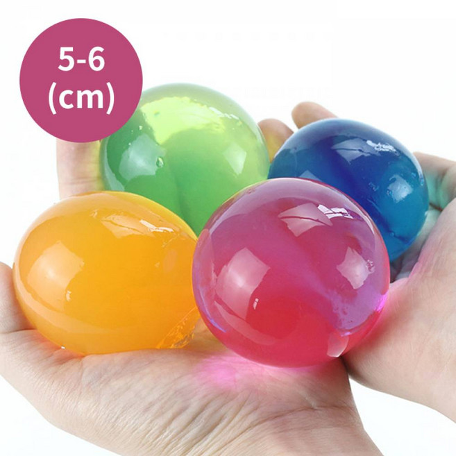 초대형 워터비즈 수정토 개구리알 소일 5-6cm 50g, 워터비즈5-6cm-50g, 1개