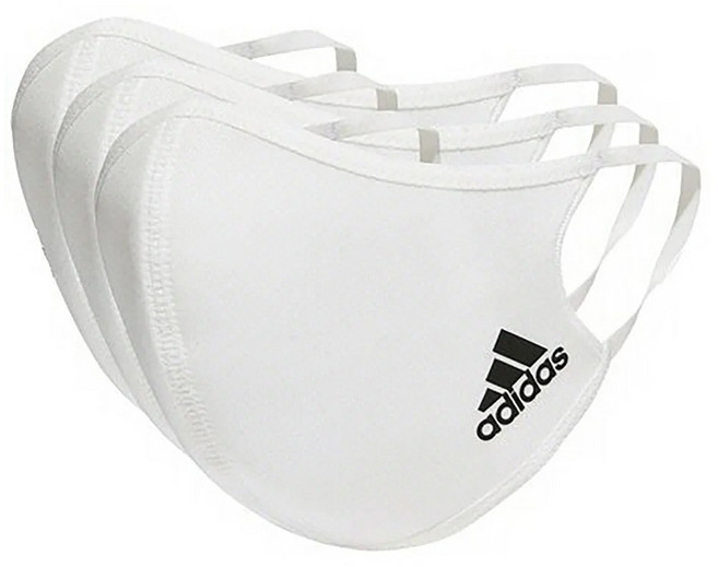 [아디다스골프] 아디다스 남녀공용 페이스 마스크 3P세트 HF1722, 화이트, 1개