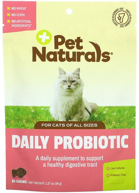 펫네츄럴스 데일리 프로바이오틱 고양이용 츄 30개 36g(1.27oz), 1개 - 쿠팡