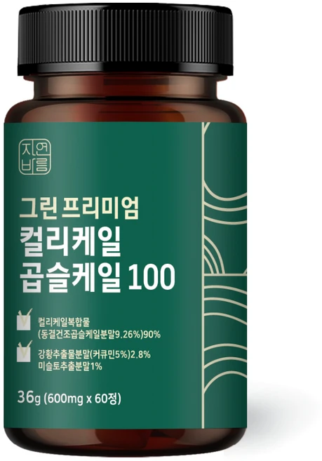 자연바름 유기농 컬리케일 곱슬케일 100 동결건조 원료, 1개, 60정 - 쿠팡