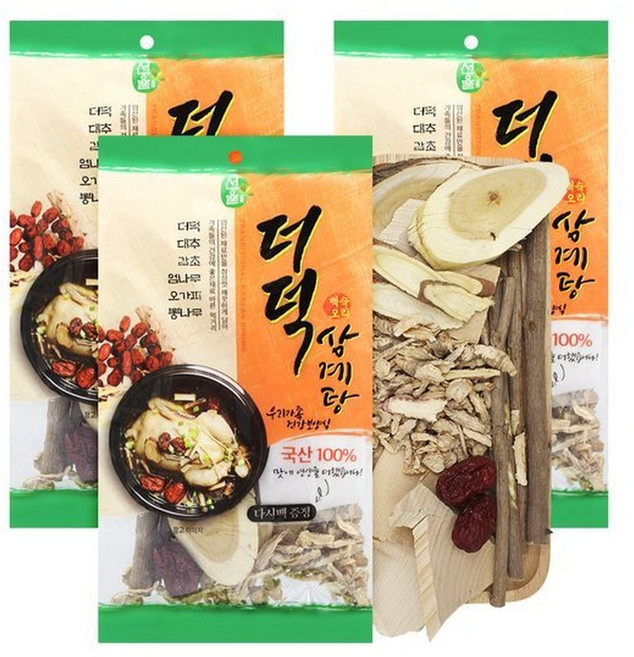 국내산 더덕삼계탕 100g (5g)x3개, 3박스, 5g