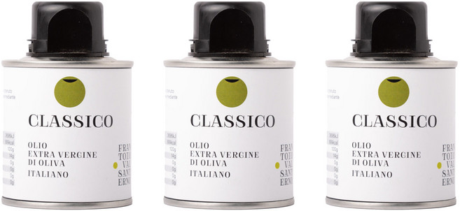 산테르노 엑스트라 버진 올리브오일 클라시코, 3개, 100ml