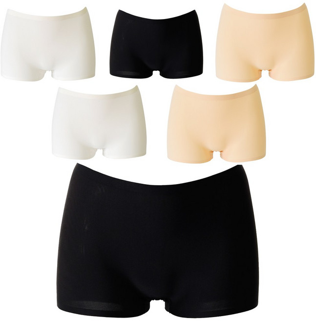 6장 세트 여성팬티 사각 여자 드로즈 팬티 심리스 네모 팬티